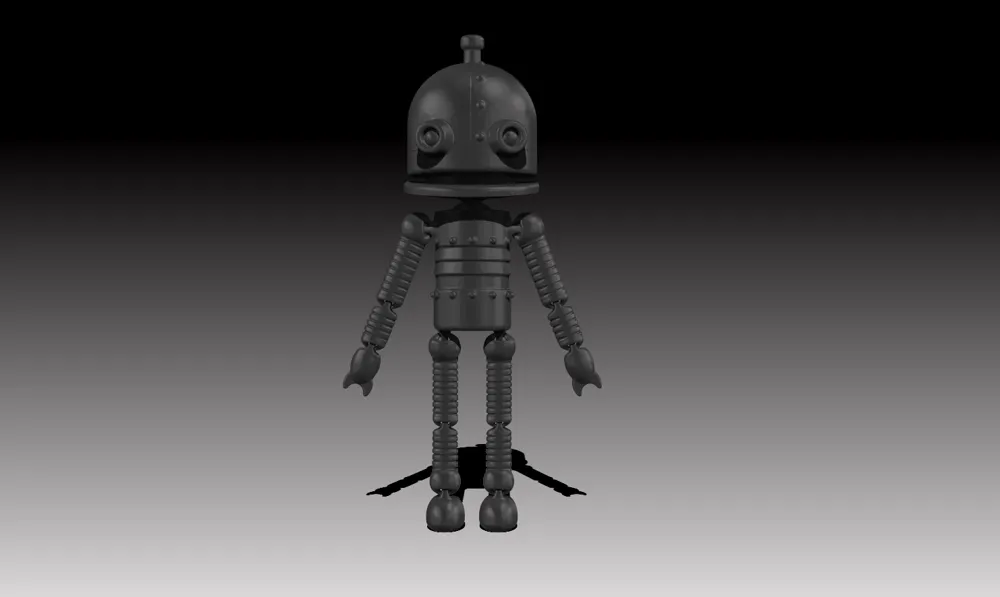 Mô hình 3D nhân vật Josef từ game Machinarium - File in cực chất - Image 1