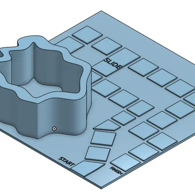 Mô hình bàn cờ trò chơi STU độc đáo tự in 3D