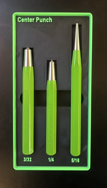 Khay Gridfinity để Center Punch Pittsburgh Pro (Harbor Freight 66440) - Image 1