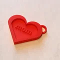 Móc khóa trái tim Ngày của Mẹ - Thumbnail 3