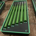 Khay Gridfinity 3U đựng pin punch Pittsburgh Pro (Harbor Freight 66440) - Thumbnail 2