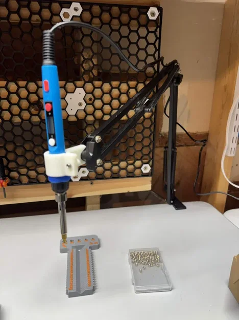 Ngàm 3D gắn mỏ hàn vào tay đỡ (Tmu Fraks) cho dự án DIY - Image 1