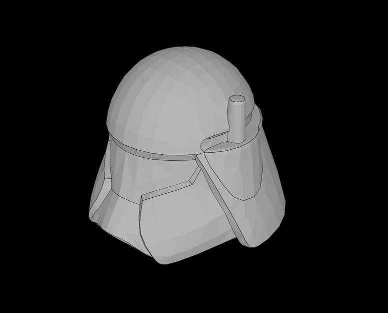 Nón bảo hộ Minifig LEGO Compatible (7250.dat) SW Clone Commander - Image 1