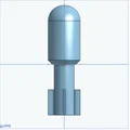 Mô hình 3D đầu đạn cho động cơ tên lửa Estes B4-4 - Thumbnail 1