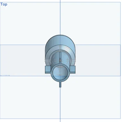 Mô hình 3D đầu đạn cho động cơ tên lửa Estes B4-4