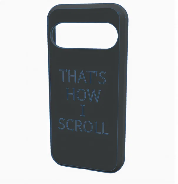 Ốp lưng Google Pixel 10 “That's how i scroll” - Image 1