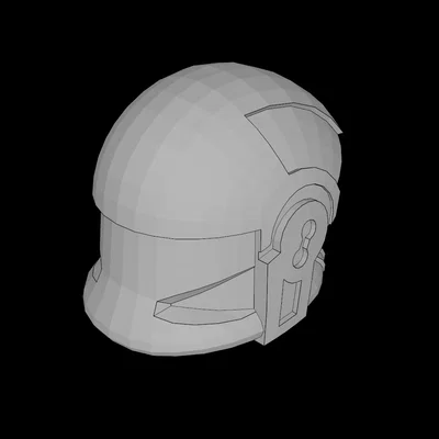 Mũ bảo hiểm phi công Clone Pilot tương thích Lego (File in 3D)