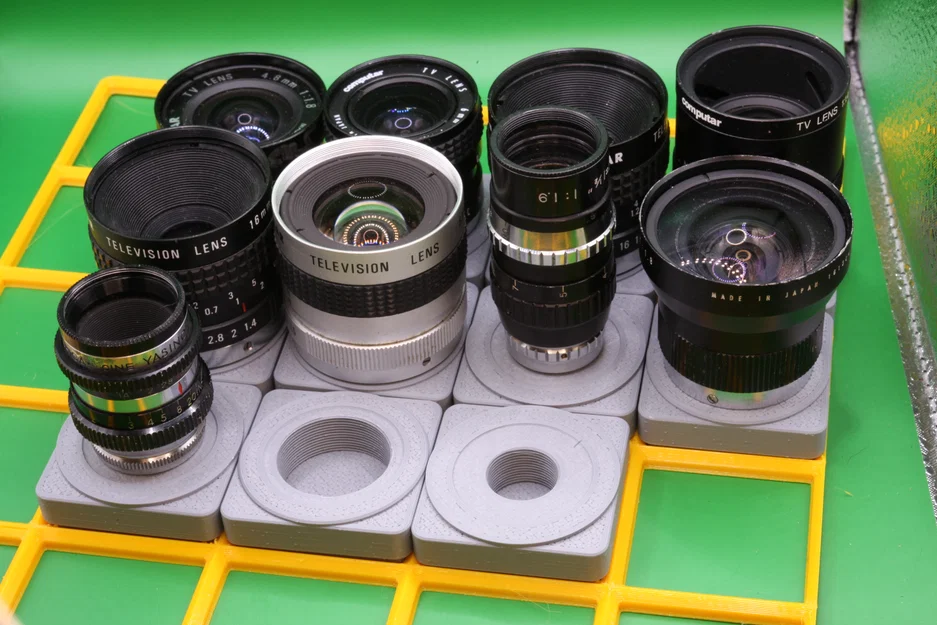 Nắp sau ống kính C-Mount sâu 10mm tương thích Gridfinity - Image 2