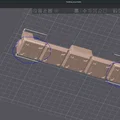 Gridfinity Scissor Holder (Remix: sửa model gốc, rebased, thêm lỗ nam châm 5 khay) - Thumbnail 1