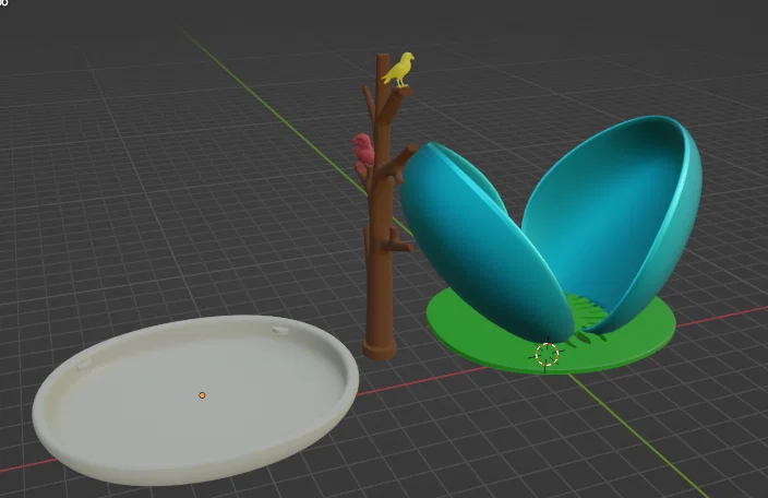 Khay đựng bông rửa chén hình hoa 3D độc đáo cho căn bếp gọn gàng - Image 2