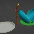 Khay đựng bông rửa chén hình hoa 3D độc đáo cho căn bếp gọn gàng - Thumbnail 2