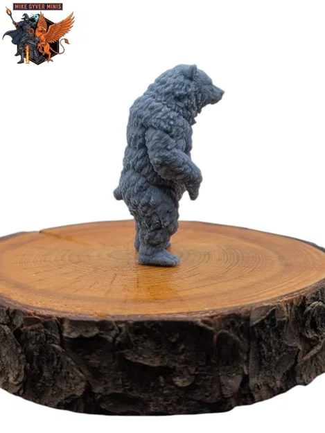 Black Bear - MGM Print-Ready Mini (Gấu Đen) | Miniature in 3D - Image 2