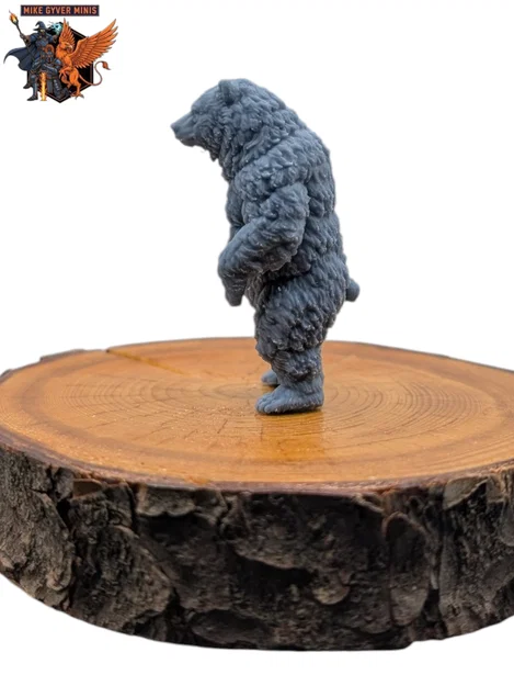 Black Bear - MGM Print-Ready Mini (Gấu Đen) | Miniature in 3D - Image 3