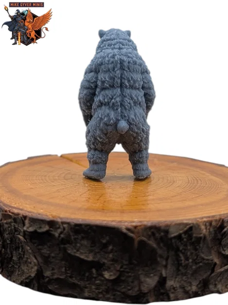 Black Bear - MGM Print-Ready Mini (Gấu Đen) | Miniature in 3D - Image 4