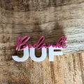 Bedankt Juf – Bảng chữ 3D (3D Text Sign) - Thumbnail 4