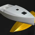 Thân du thuyền mô hình GLOBE 5.80 tỉ lệ 1:10 (Model Yacht Hull) - Thumbnail 1