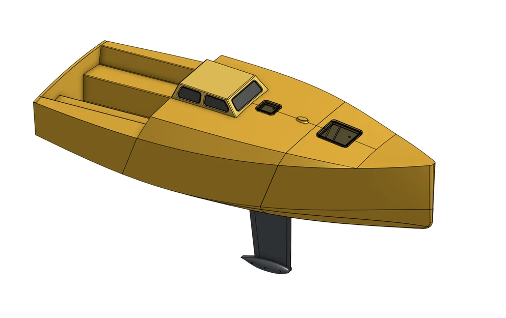 Thân du thuyền mô hình GLOBE 5.80 tỉ lệ 1:10 (Model Yacht Hull) - Image 3