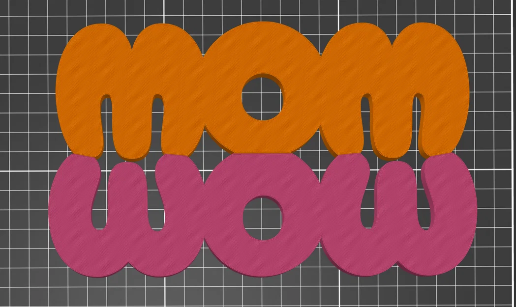 Mô hình chữ 3D MOM WOW - Món quà ý nghĩa tặng mẹ - Image 5