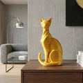 Tượng Mèo Vàng In 3D Thanh Lịch - Thumbnail 4