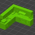 Mô hình trang trí gian bếp hiện đại GT3 (file in 3D) - Thumbnail 1