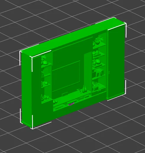 Mô hình kệ tủ trang trí nội thất GT4 (File 3D thiết kế chuyên nghiệp) - Image 1