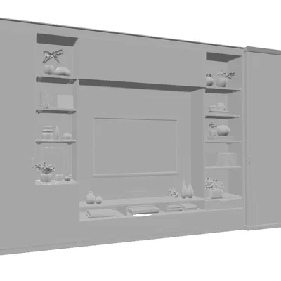 Mô hình kệ tủ trang trí nội thất GT4 (File 3D thiết kế chuyên nghiệp)