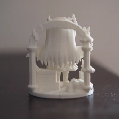 Chibi Đền Thờ Thiên Thần & Ác Quỷ 70mm – Mô Hình Fantasy Đôi