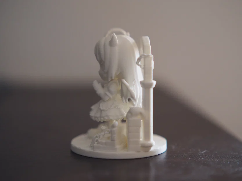 Chibi Đền Thờ Thiên Thần & Ác Quỷ 70mm – Mô Hình Fantasy Đôi - Image 4