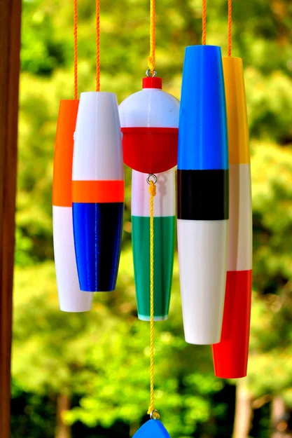 Fishing Benchy Wind Chimes – Chuông gió Benchy câu cá - Image 4