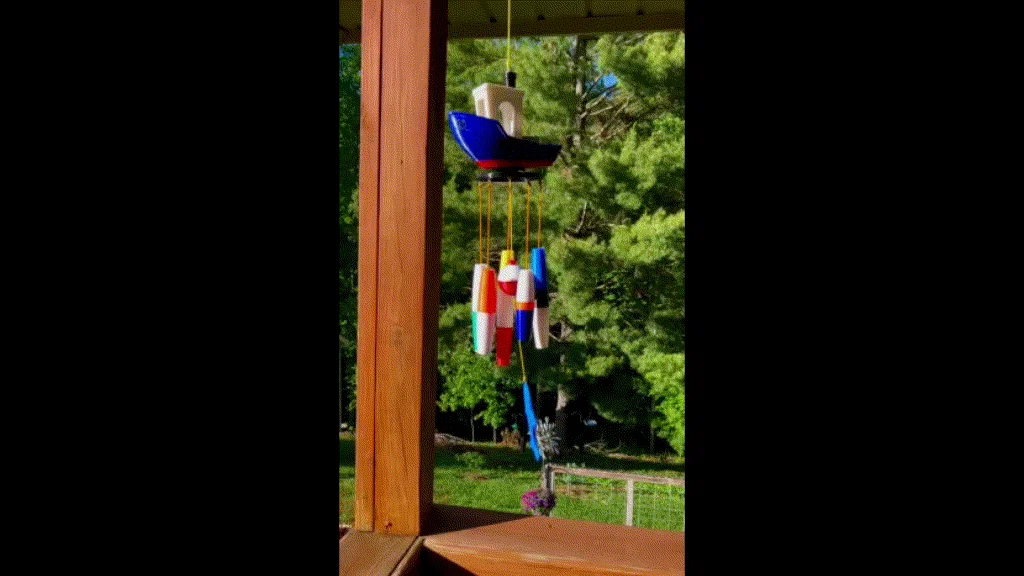 Fishing Benchy Wind Chimes – Chuông gió Benchy câu cá - Image 8