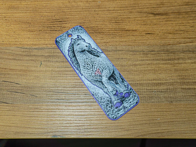 Bookmark Ngựa Celtic Knot (HueForge) - Image 5
