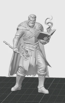 Mô hình Human Mage - Battlemage chi tiết cho Dungeons & Dragons - Image 1