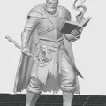 Mô hình Human Mage - Battlemage chi tiết cho Dungeons & Dragons - Thumbnail 1