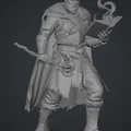 Mô hình Human Mage - Battlemage chi tiết cho Dungeons & Dragons - Thumbnail 2
