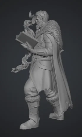 Mô hình Human Mage - Battlemage chi tiết cho Dungeons & Dragons - Image 3