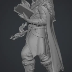 Mô hình Human Mage - Battlemage chi tiết cho Dungeons & Dragons