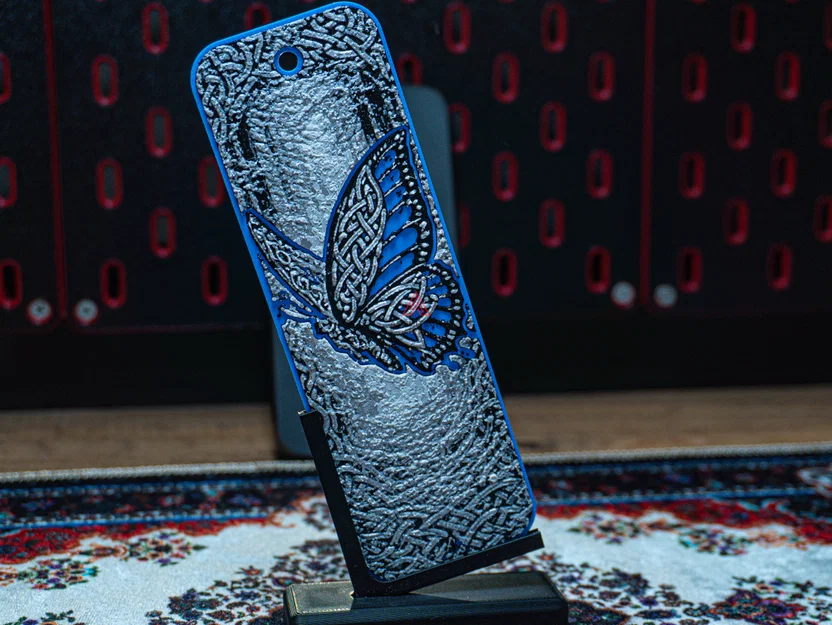 Bươm bướm Celtic Knot - Bookmark HueForge - Image 3