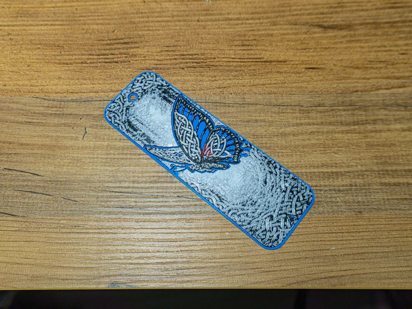 Bươm bướm Celtic Knot - Bookmark HueForge - Image 5