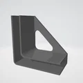 Ke góc vuông 16mm cho đồ nội thất gỗ và kim loại (3D Printed) - Thumbnail 1