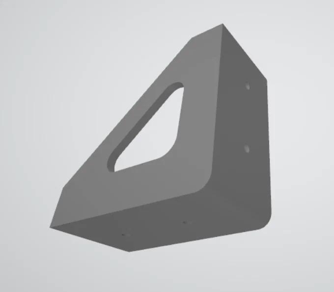 Ke góc vuông 16mm cho đồ nội thất gỗ và kim loại (3D Printed) - Image 2