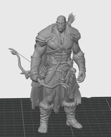 Mô hình 3D Goliath Ranger với cung tên cho Dungeons & Dragons - Image 1