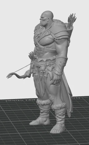 Mô hình 3D Goliath Ranger với cung tên cho Dungeons & Dragons - Image 2