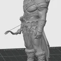 Mô hình 3D Goliath Ranger với cung tên cho Dungeons & Dragons - Thumbnail 2