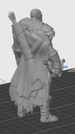 Mô hình 3D Goliath Ranger với cung tên cho Dungeons & Dragons - Image 3