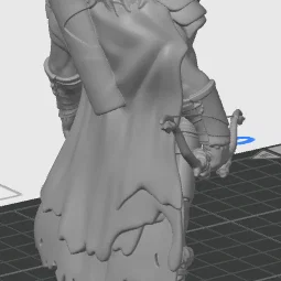 Mô hình 3D Goliath Ranger với cung tên cho Dungeons & Dragons