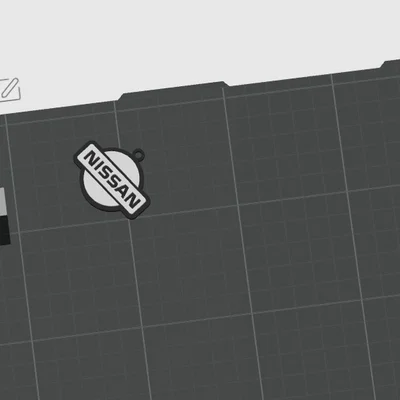 Mẫu móc khóa Nissan #001 độc đáo - File in 3D chất lượng cao