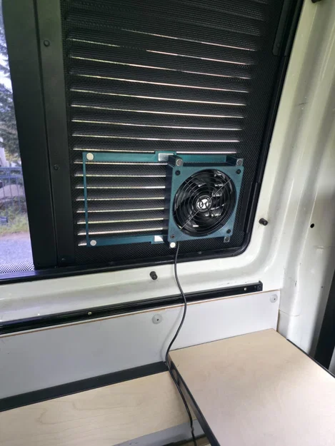 Vỏ quạt 120mm gắn nam châm / 120mm fan case - Image 2