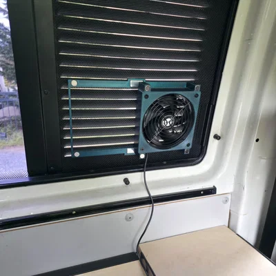 Vỏ quạt 120mm gắn nam châm / 120mm fan case