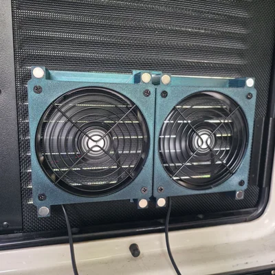 Vỏ quạt 120mm gắn nam châm / 120mm fan case