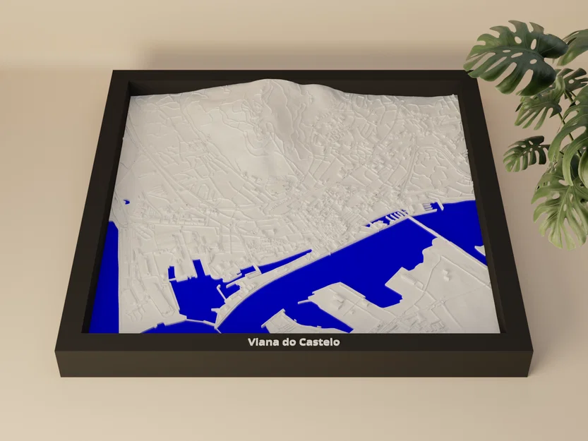 Viana do Castelo, Portugal - Mô hình thu nhỏ 3D - Image 1